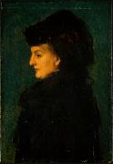 Jean-Jacques Henner Madame Uhring Germany oil painting artist